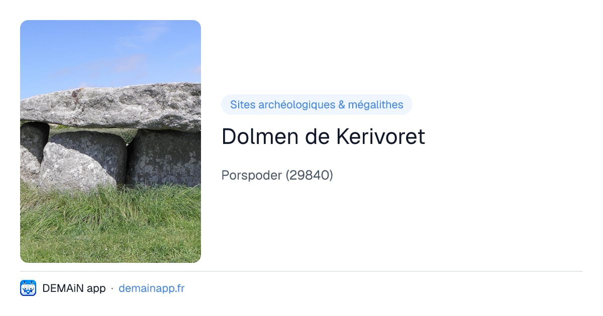 Dolmen de Kerivoret — Porspoder