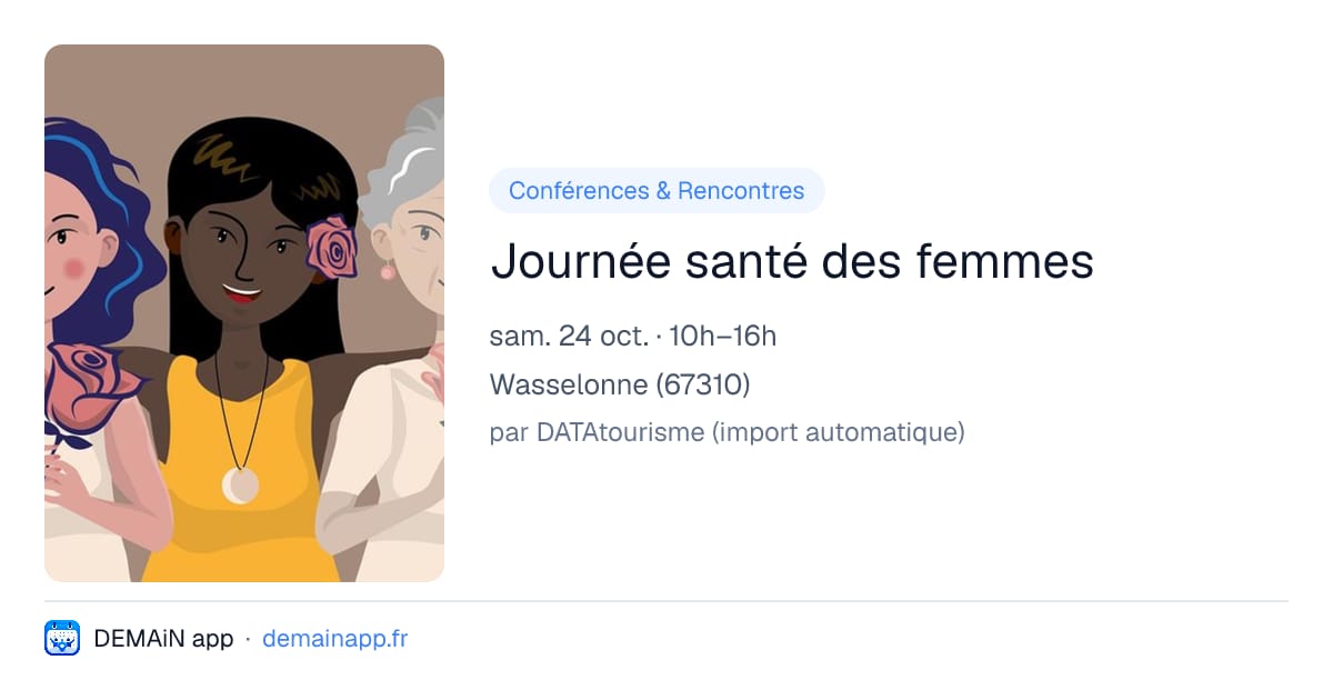 Journée santé des femmes — Wasselonne