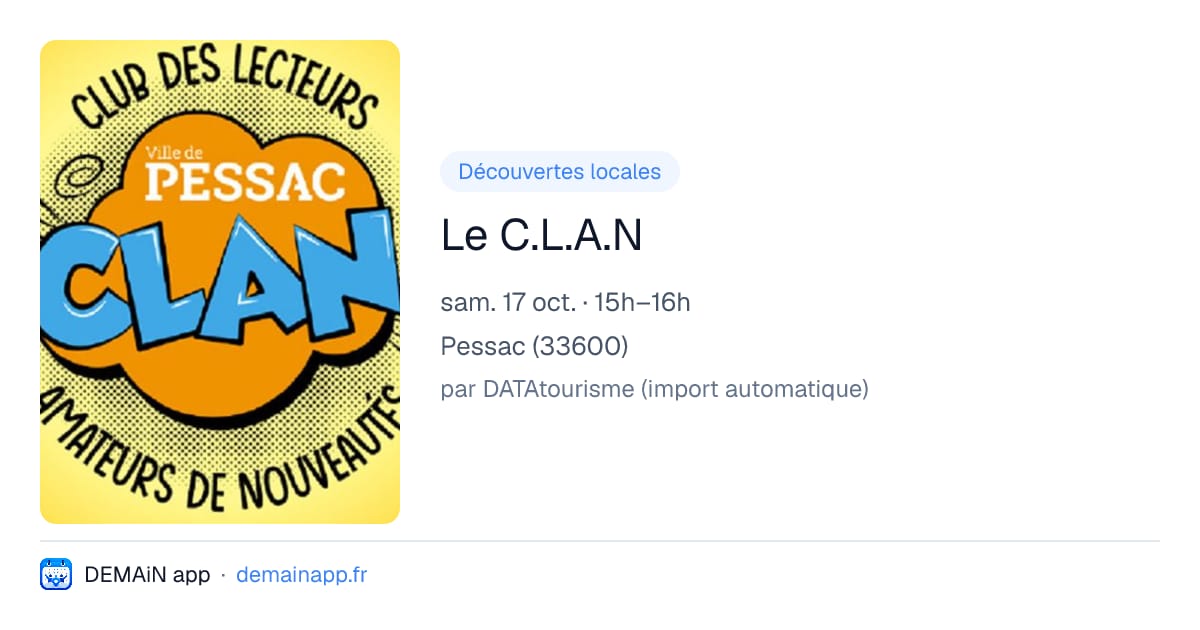Le C.L.A.N — Pessac