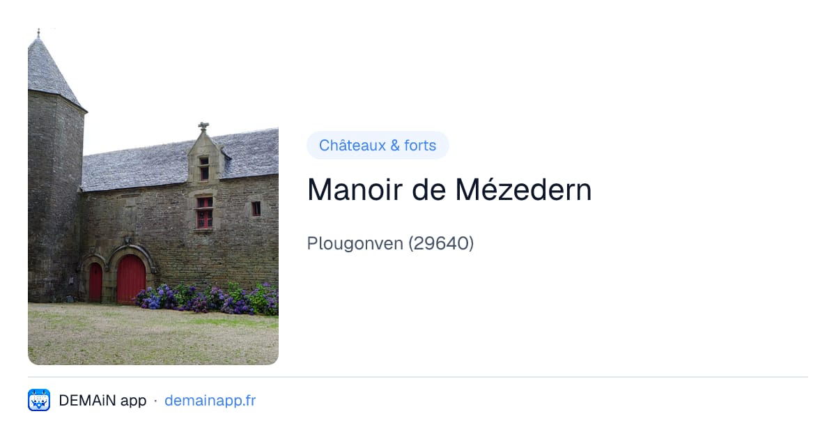 Manoir de Mézedern — Plougonven