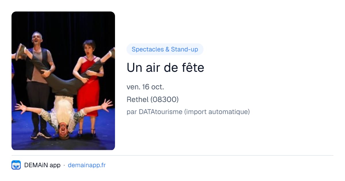 Un air de fête — Rethel