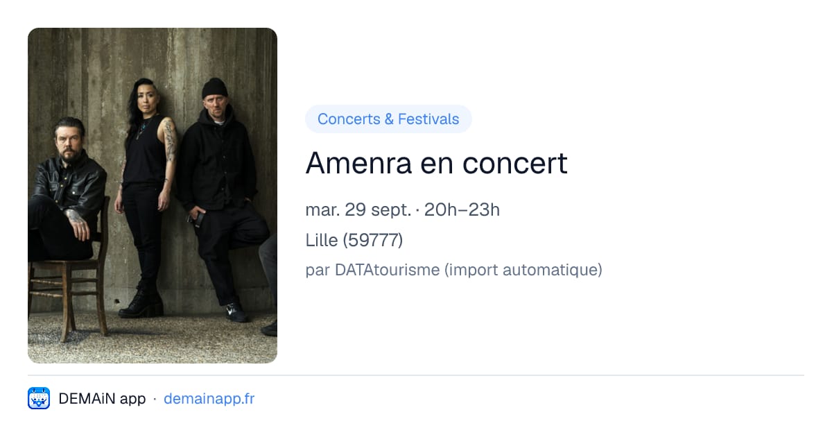 Amenra en concert — Lille