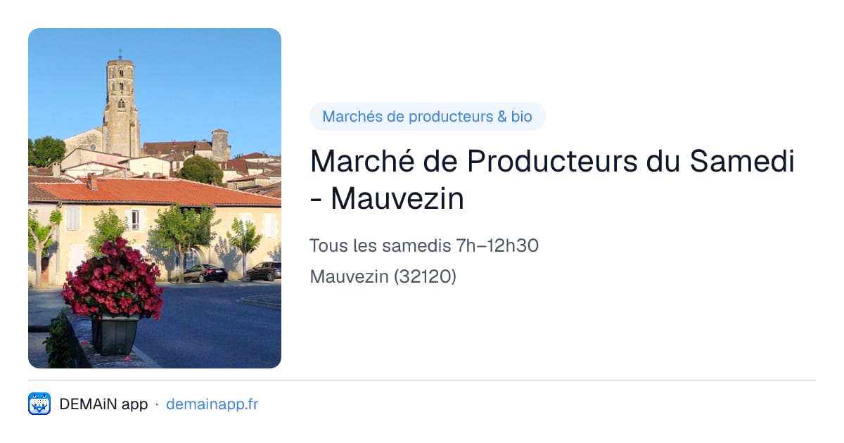 Marché de Producteurs du Samedi - Mauvezin — Mauvezin