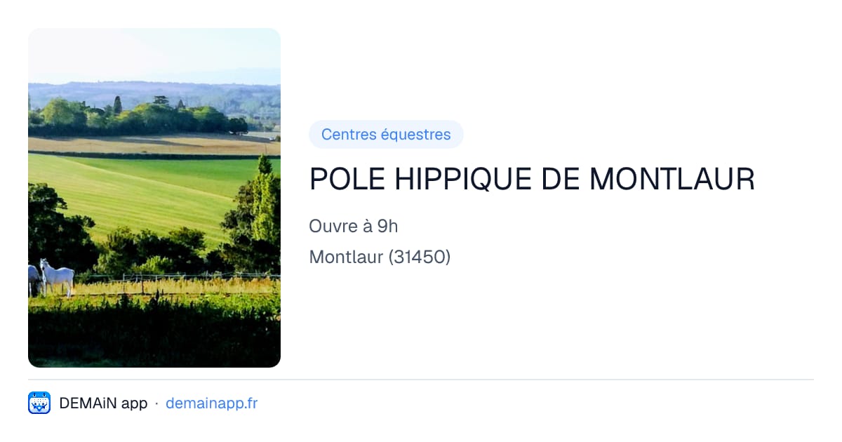 POLE HIPPIQUE DE MONTLAUR — Montlaur