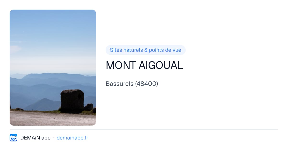 MONT AIGOUAL — Bassurels