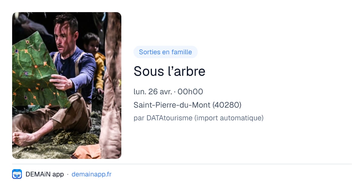 Sous l’arbre — Saint-Pierre-du-Mont