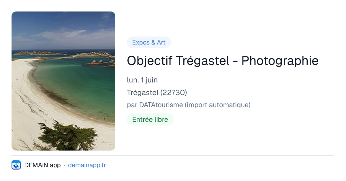 Objectif Trégastel - Photographie — Trégastel