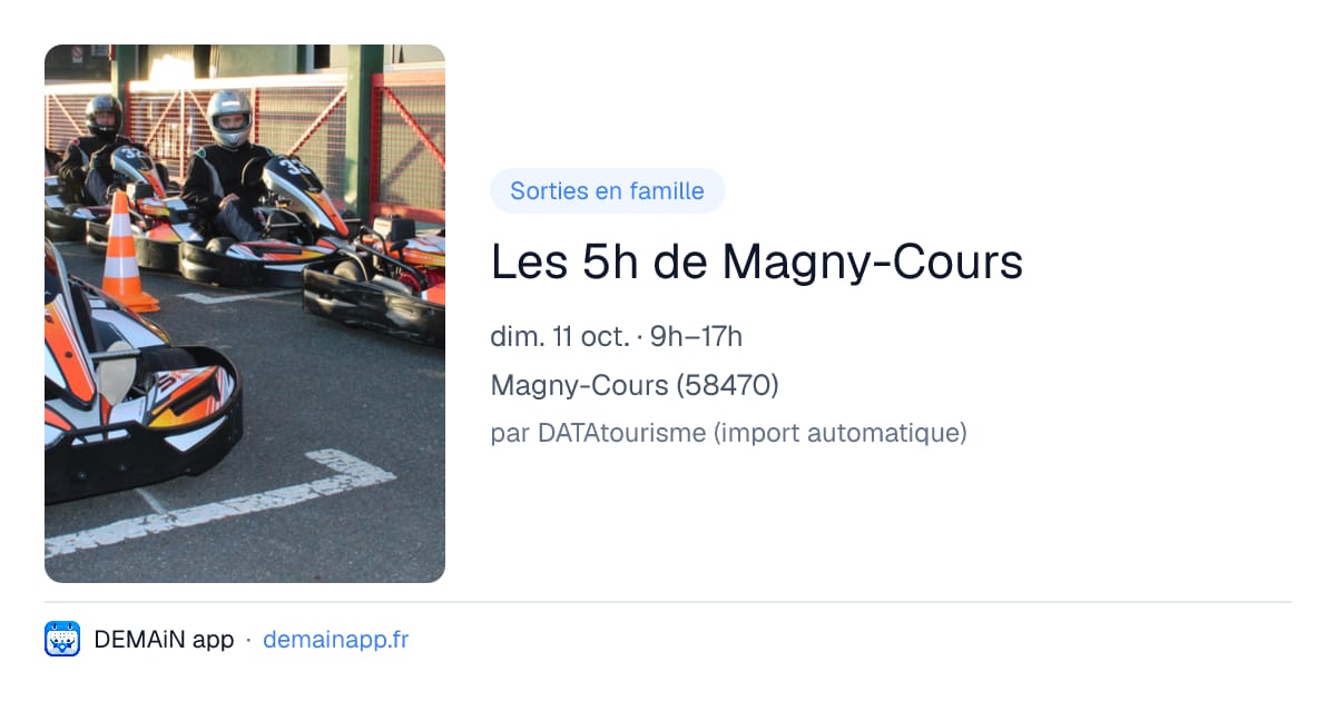 Les 5h de Magny-Cours — Magny-Cours
