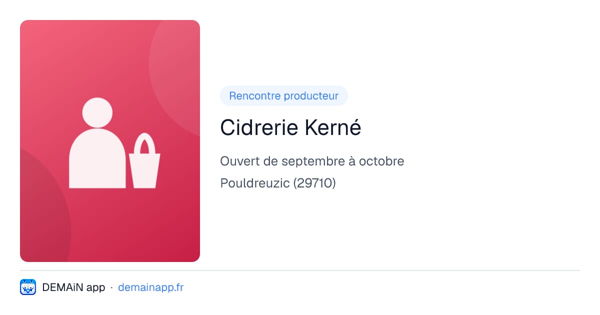 Cidrerie Kerné — Pouldreuzic