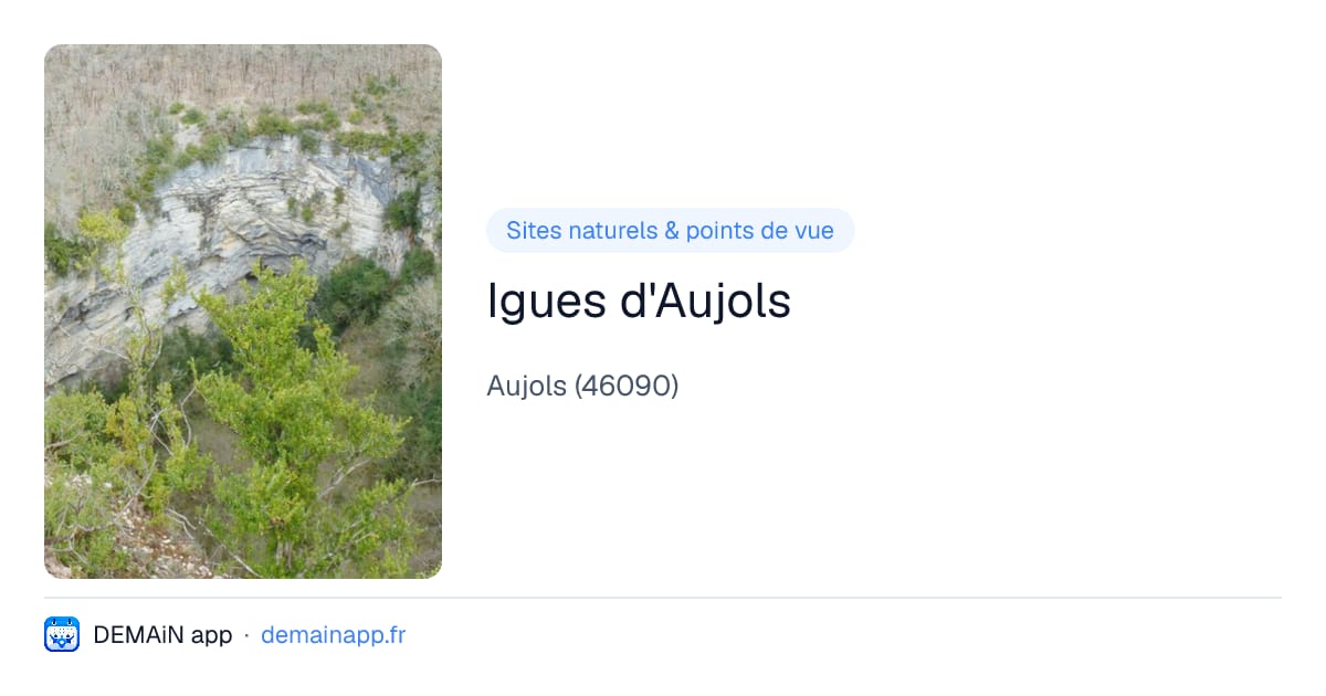 Igues d'Aujols — Aujols