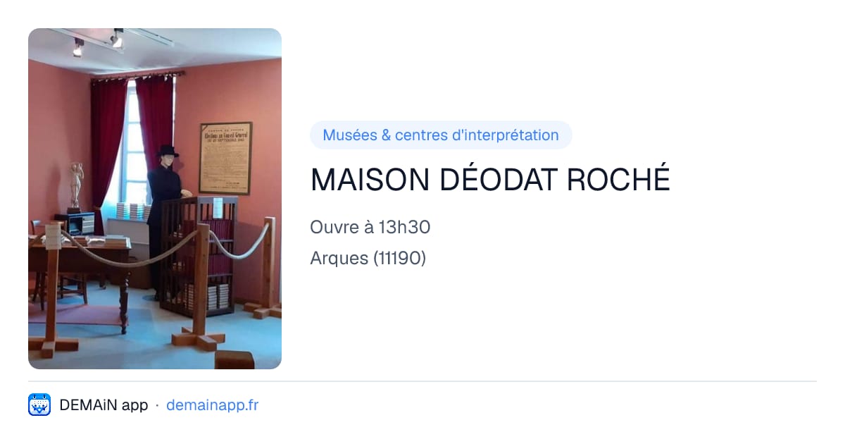 MAISON DÉODAT ROCHÉ — Arques