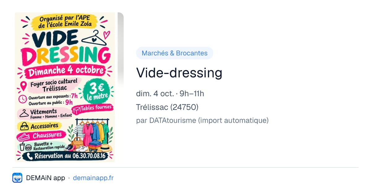 Vide-dressing — Trélissac