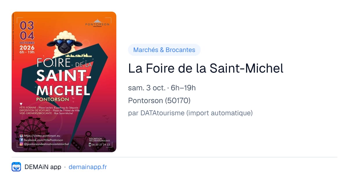 La Foire de la Saint-Michel — Pontorson
