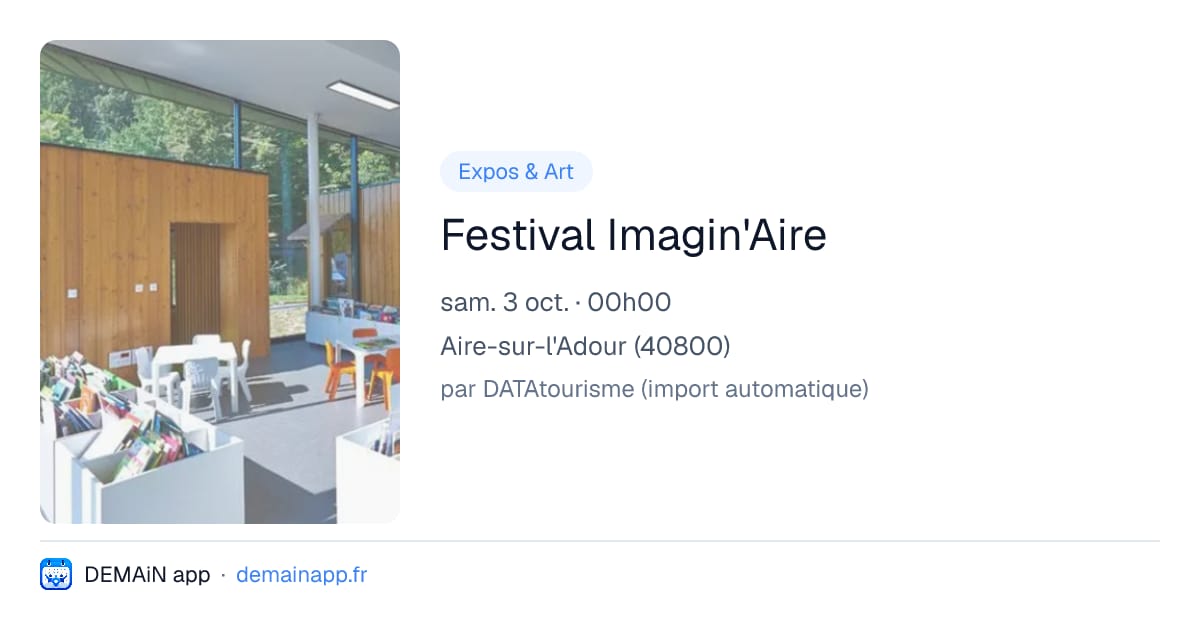 Festival Imagin'Aire — Aire-sur-l'Adour