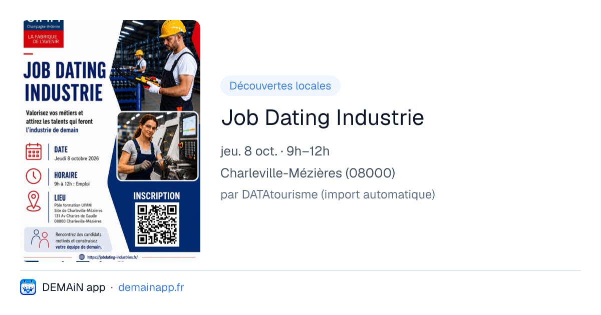 Job Dating Industrie — Charleville-Mézières