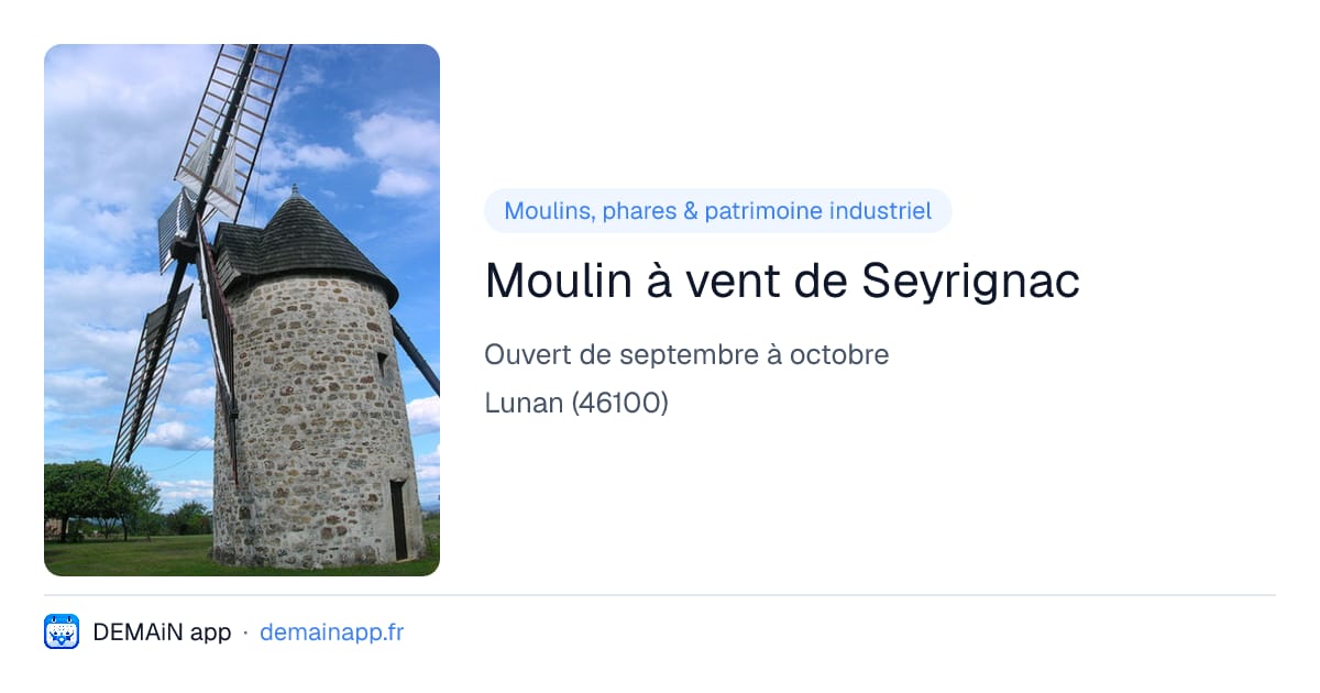 Moulin à vent de Seyrignac — Lunan