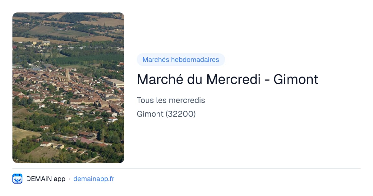 Marché du Mercredi - Gimont — Gimont