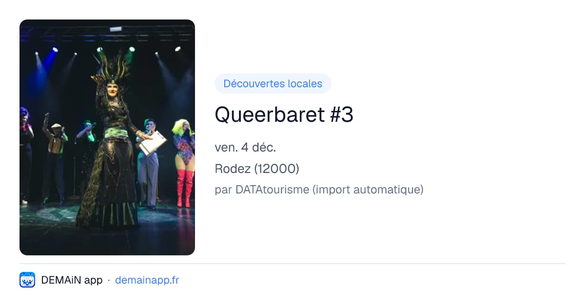 Queerbaret #3 — Rodez