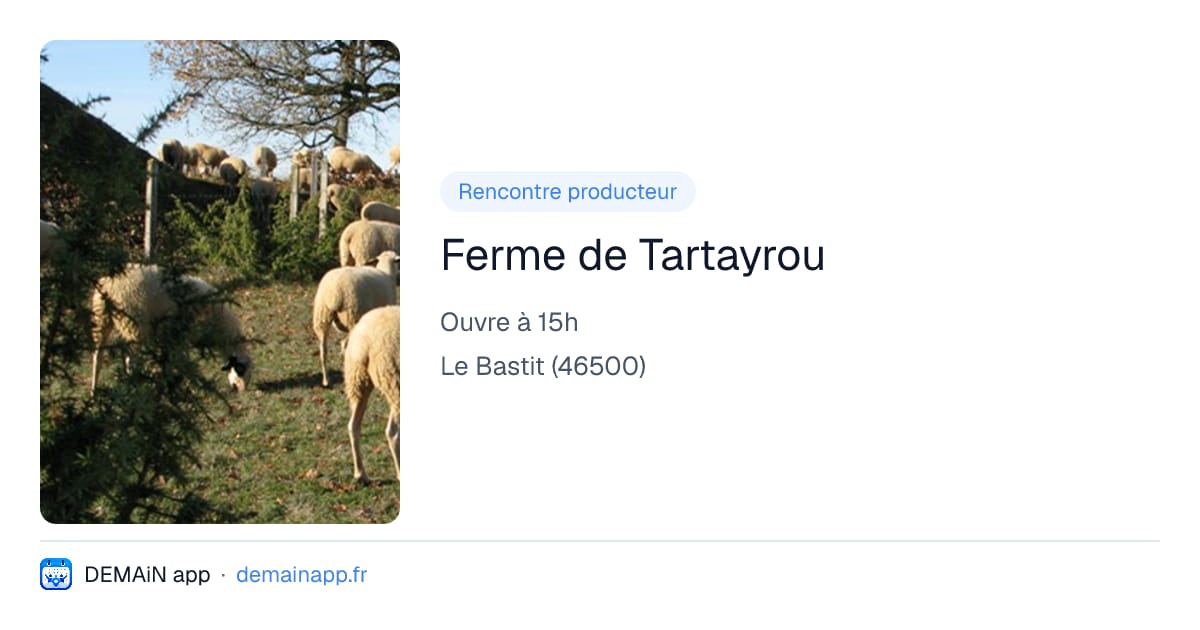 Ferme de Tartayrou — Le Bastit