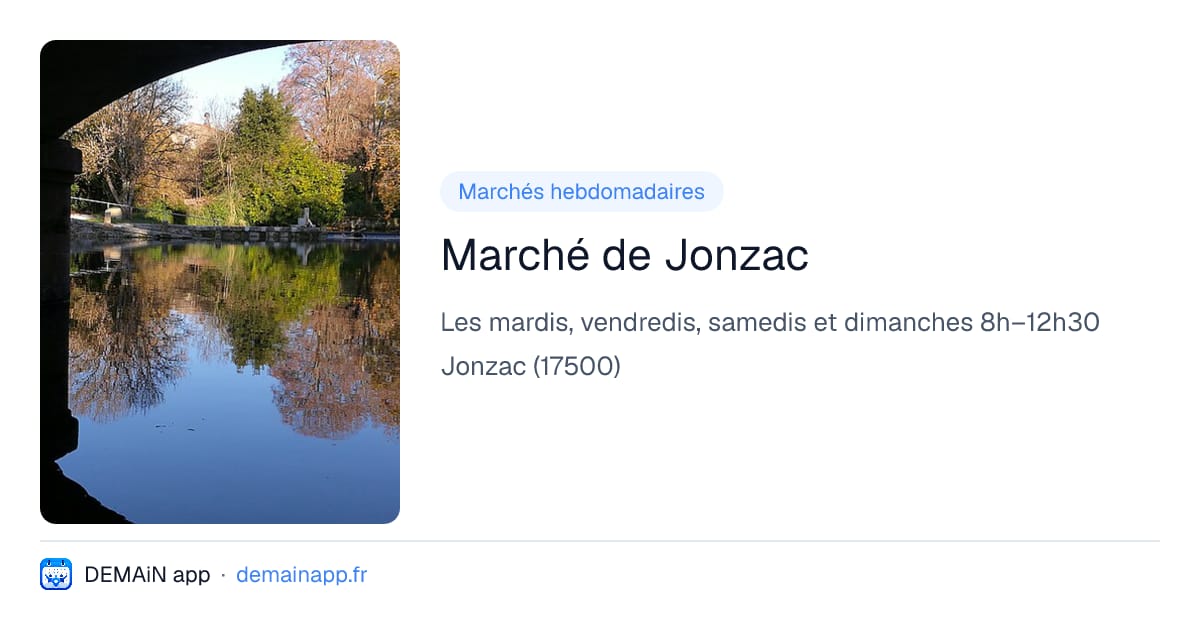 Marché de Jonzac — Jonzac