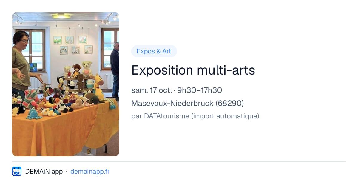 Exposition multi-arts — Masevaux-Niederbruck