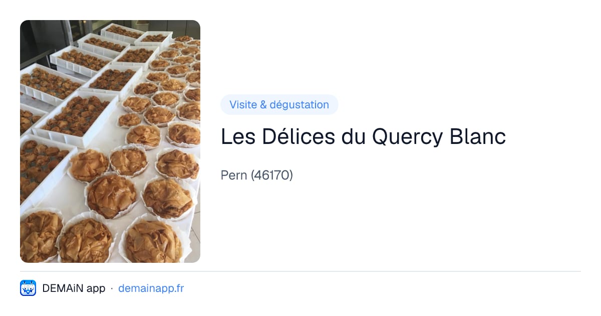 Les Délices du Quercy Blanc — Pern