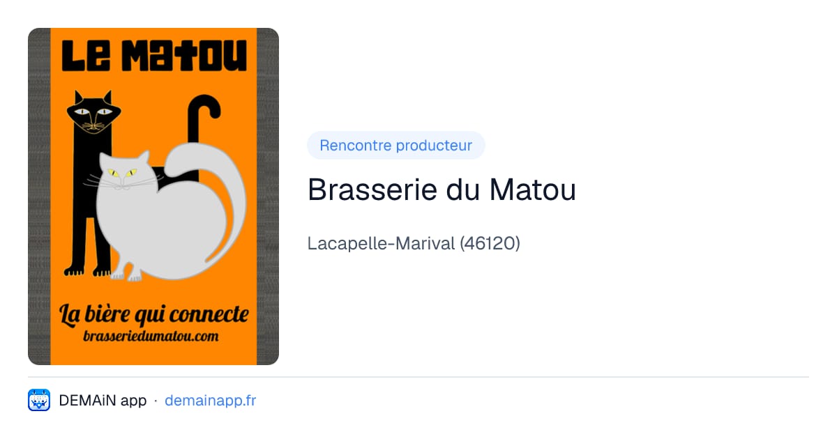 Brasserie du Matou — Lacapelle-Marival