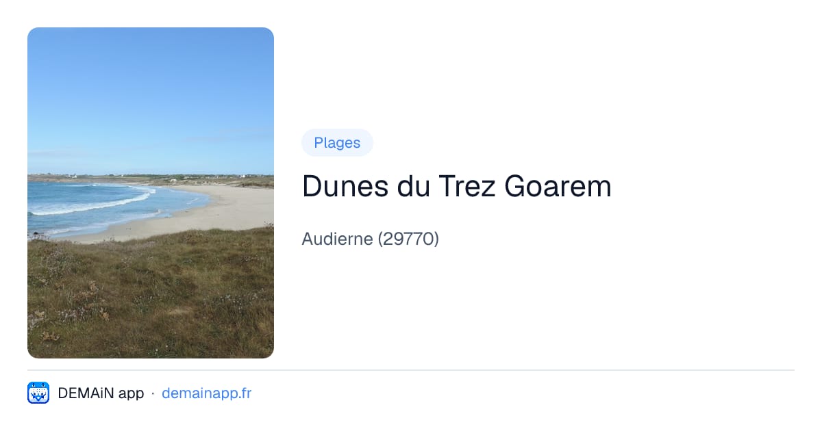 Dunes du Trez Goarem — Audierne