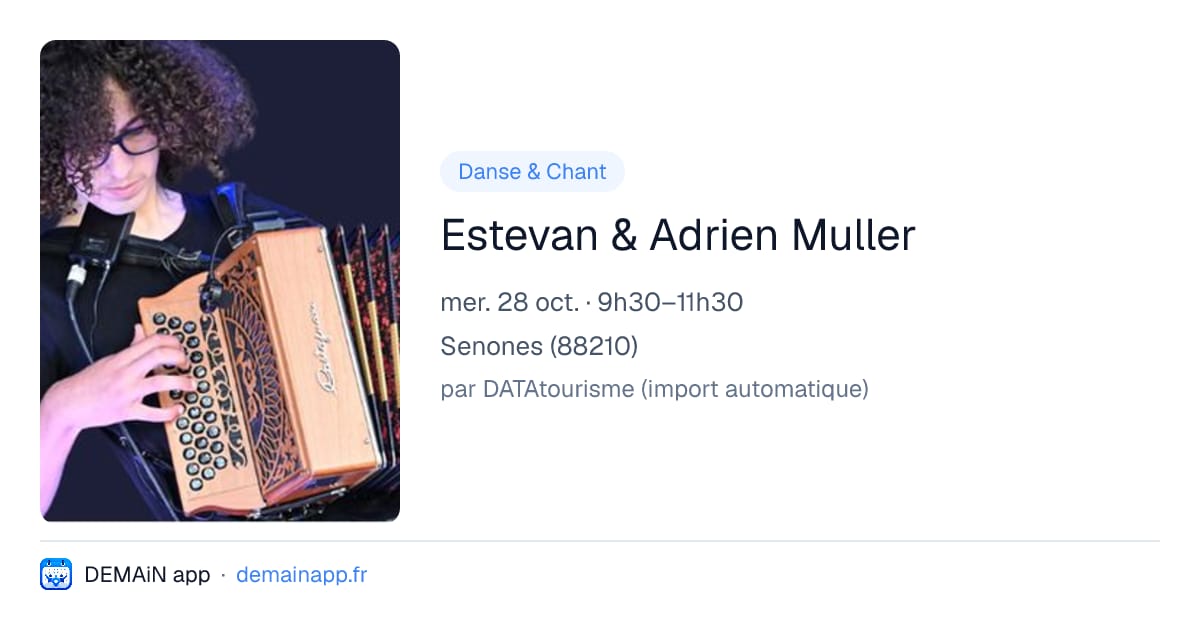 Estevan & Adrien Muller — Senones