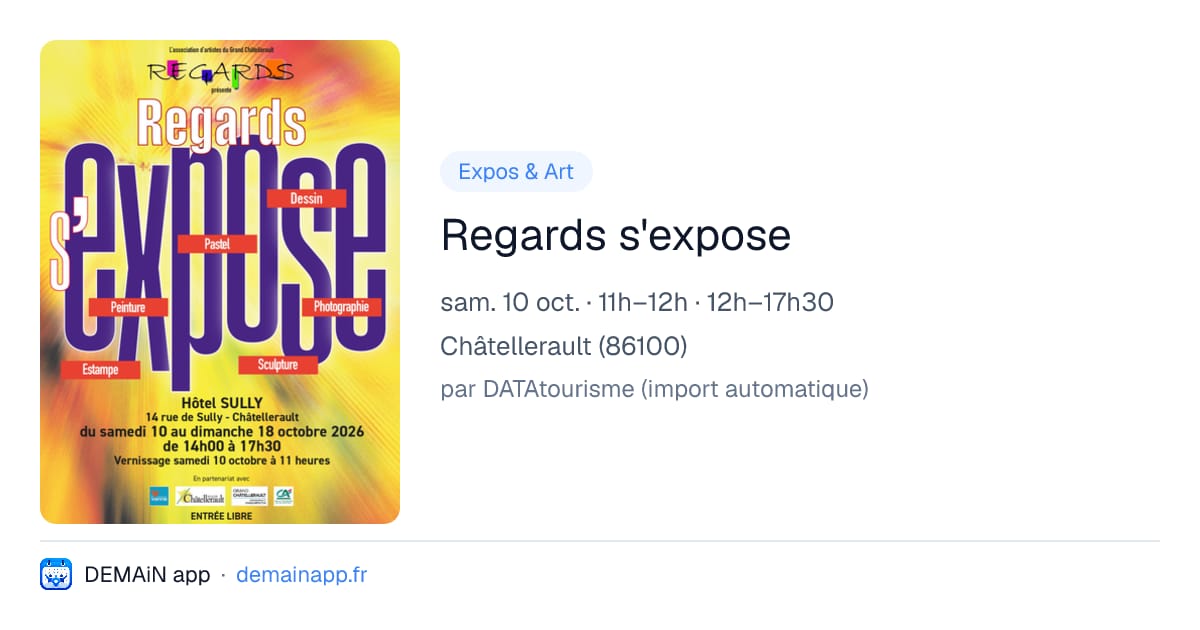 Regards s'expose — Châtellerault