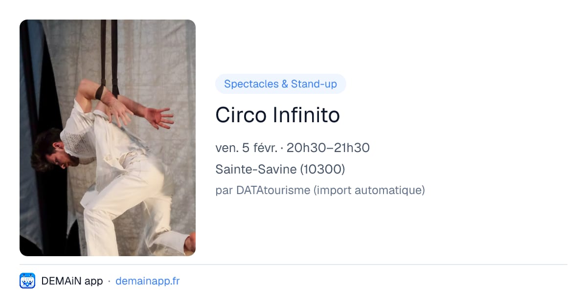 Circo Infinito — Sainte-Savine