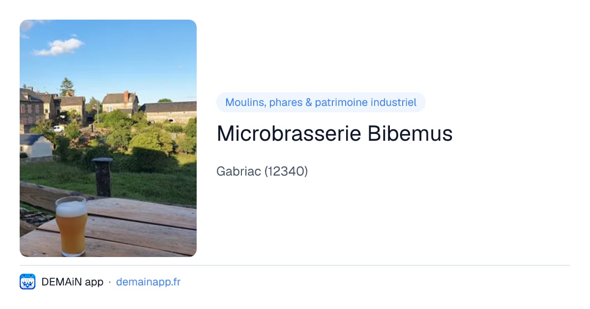 Microbrasserie Bibemus — Gabriac