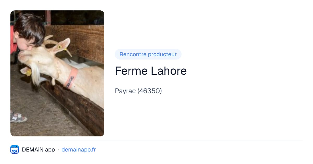 Ferme Lahore — Payrac