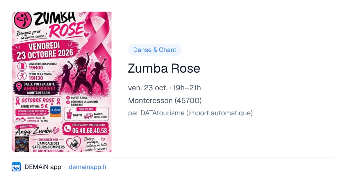 Zumba Rose — Montcresson
