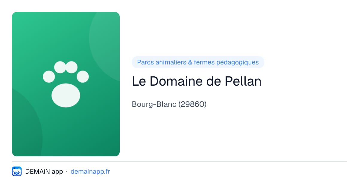 Le Domaine de Pellan — Bourg-Blanc