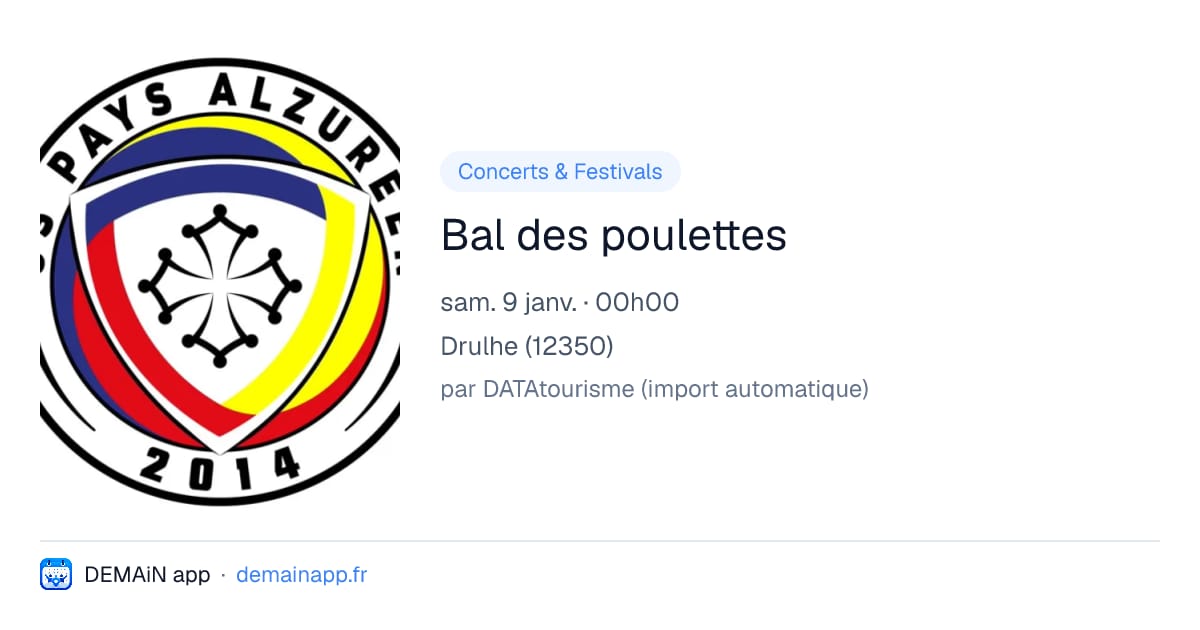 Bal des poulettes — Drulhe