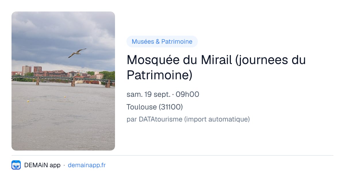 Mosquée du Mirail (journees du Patrimoine) — Toulouse
