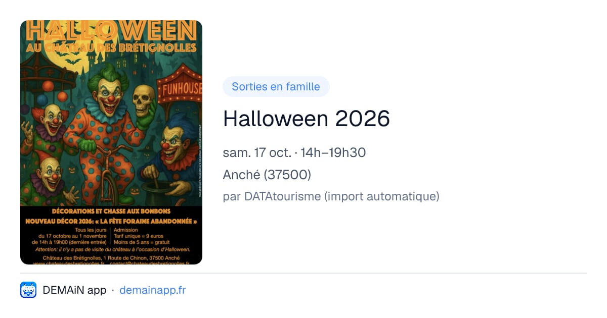 Halloween 2026 — Anché
