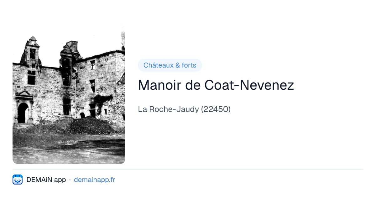 Manoir de Coat-Nevenez — La Roche-Jaudy