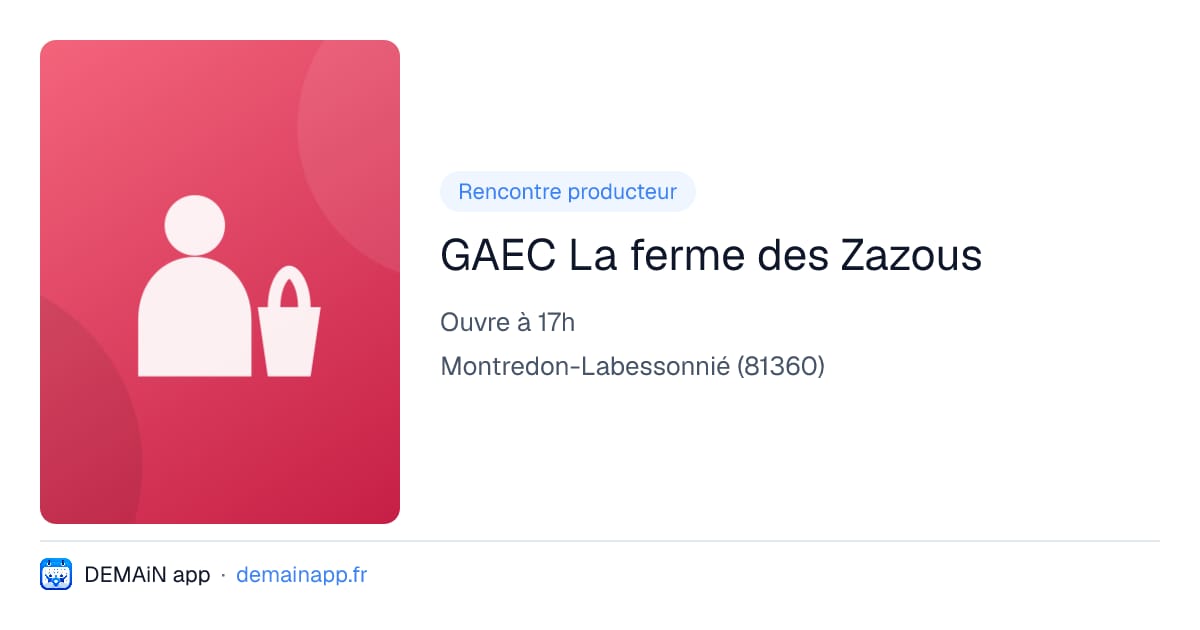 GAEC La ferme des Zazous — Montredon-Labessonnié