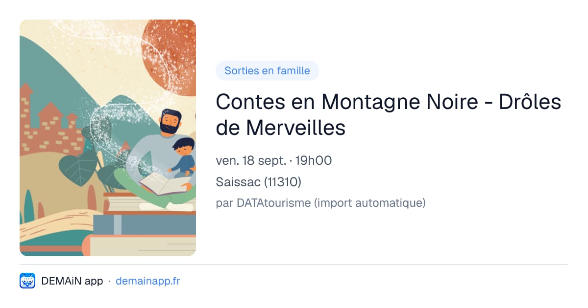 Contes en Montagne Noire - Drôles de Merveilles — Saissac