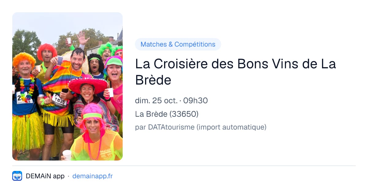 La Croisière des Bons Vins de La Brède — La Brède