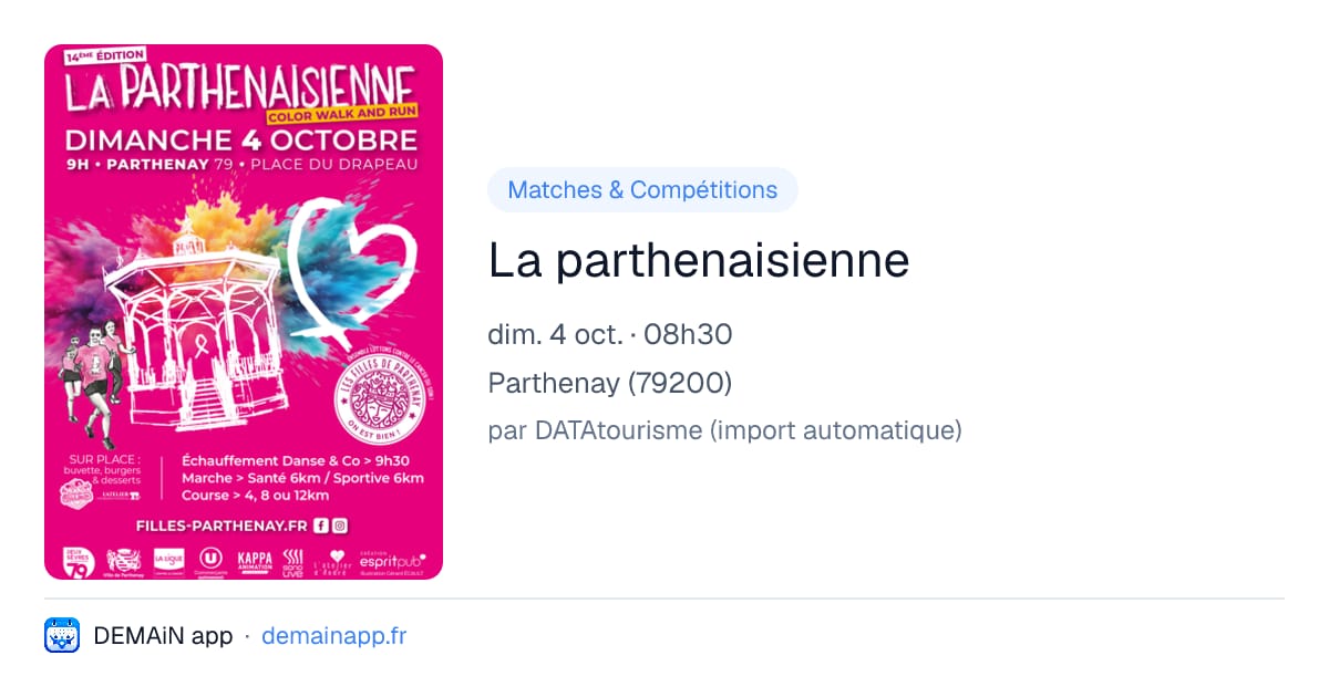 La parthenaisienne — Parthenay