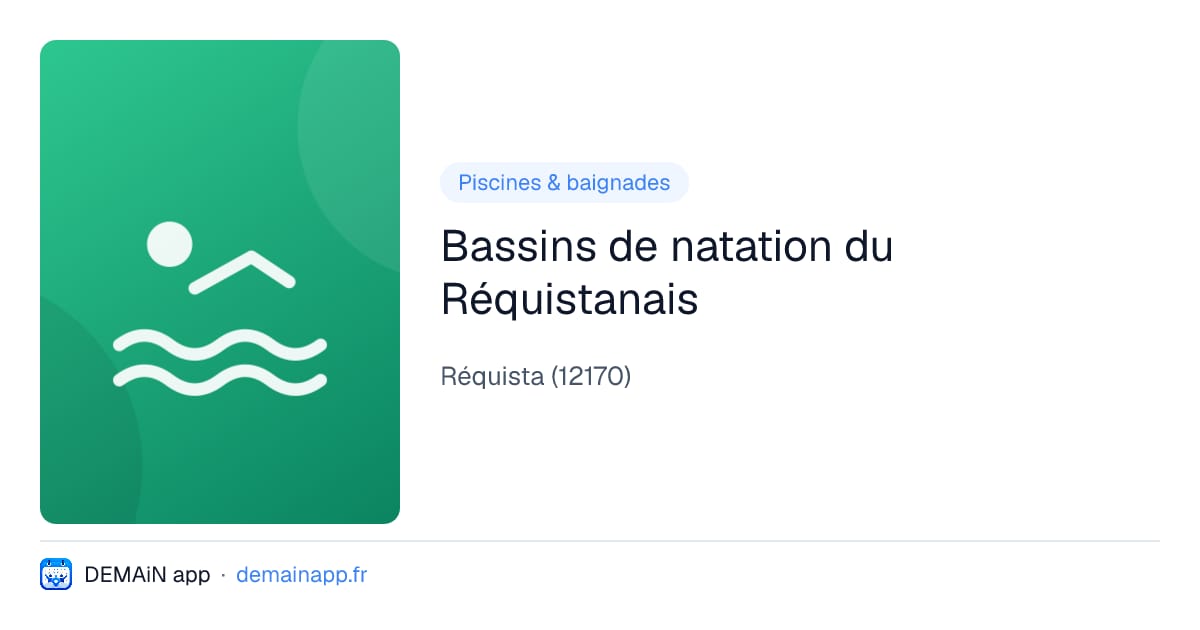 Bassins de natation du Réquistanais — Réquista