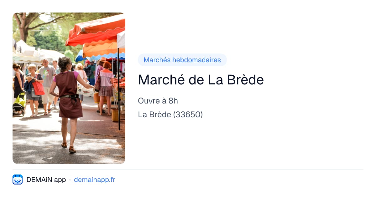 Marché de La Brède — La Brède