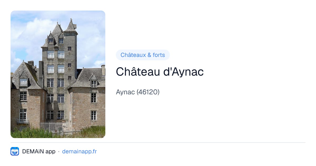 Château d'Aynac — Aynac