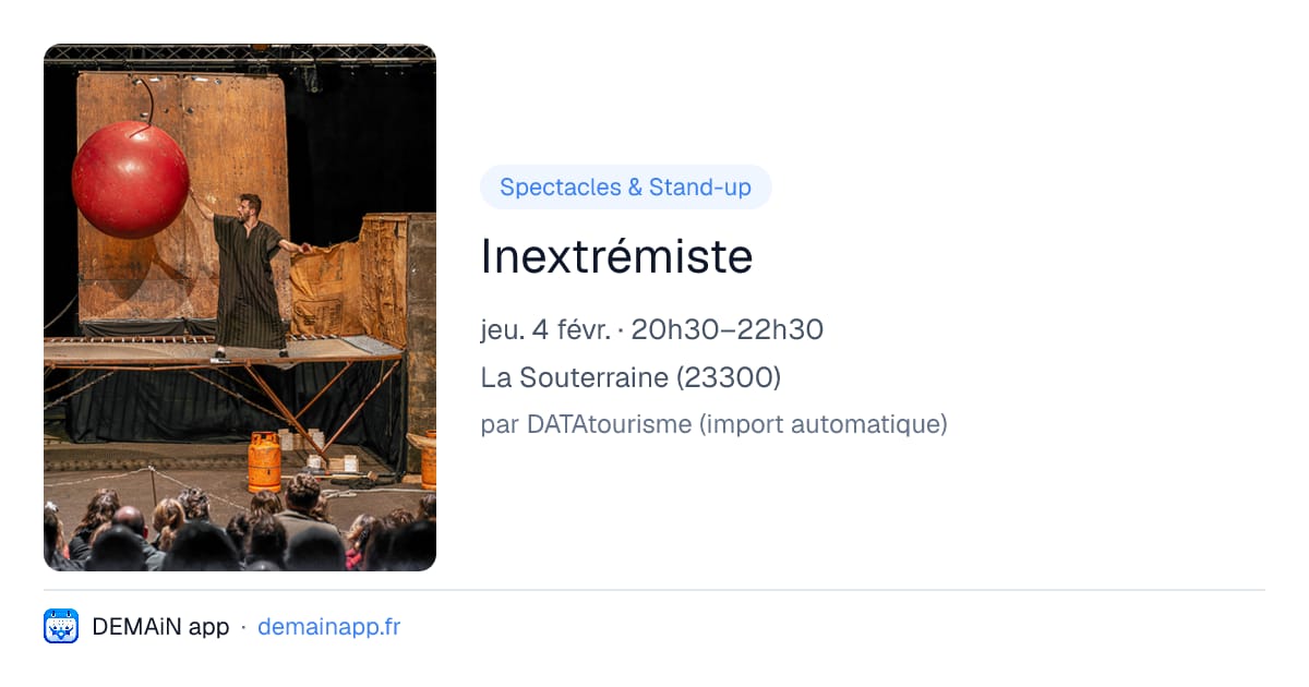 Inextrémiste — La Souterraine