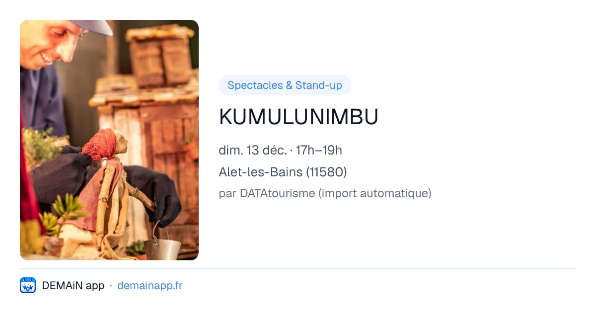 KUMULUNIMBU — Alet-les-Bains