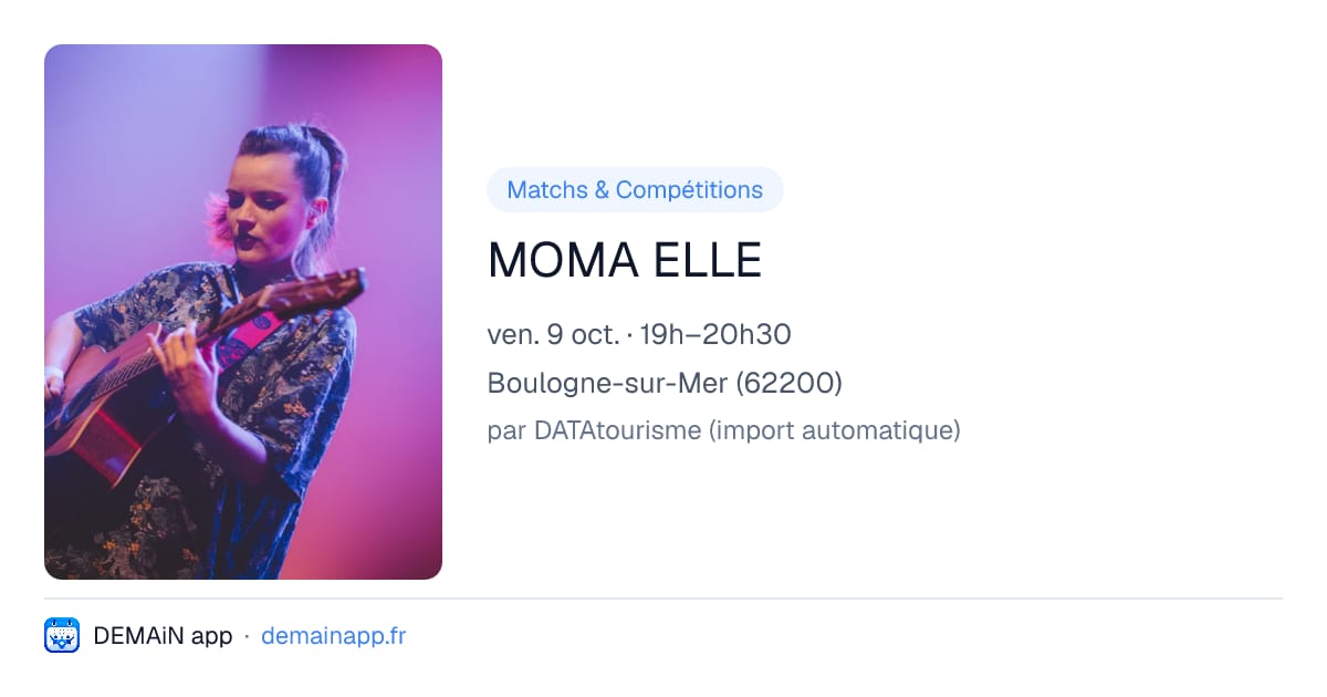 MOMA ELLE — Boulogne-sur-Mer