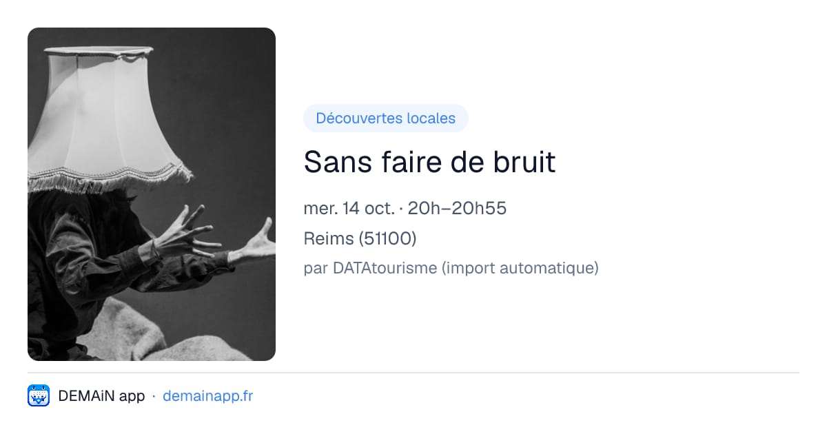 Sans faire de bruit — Reims